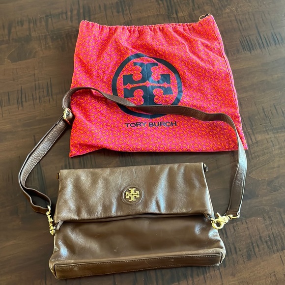 Tory Burch Bags Tory Burch Brown Leather Convertible Crossbody